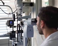 Occhio sintetico per simulazione pressione endoculare