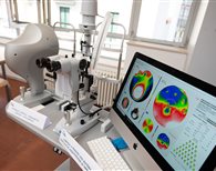 Gemellare con Topografo Corneale Lampada a Fessura PC e Sistema Informatico