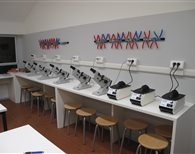 Piano di lavoro con frontifocometri e ventilette