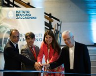 Taglio del Nastro Afragoli Righetti Messaggio e Don Ferrari